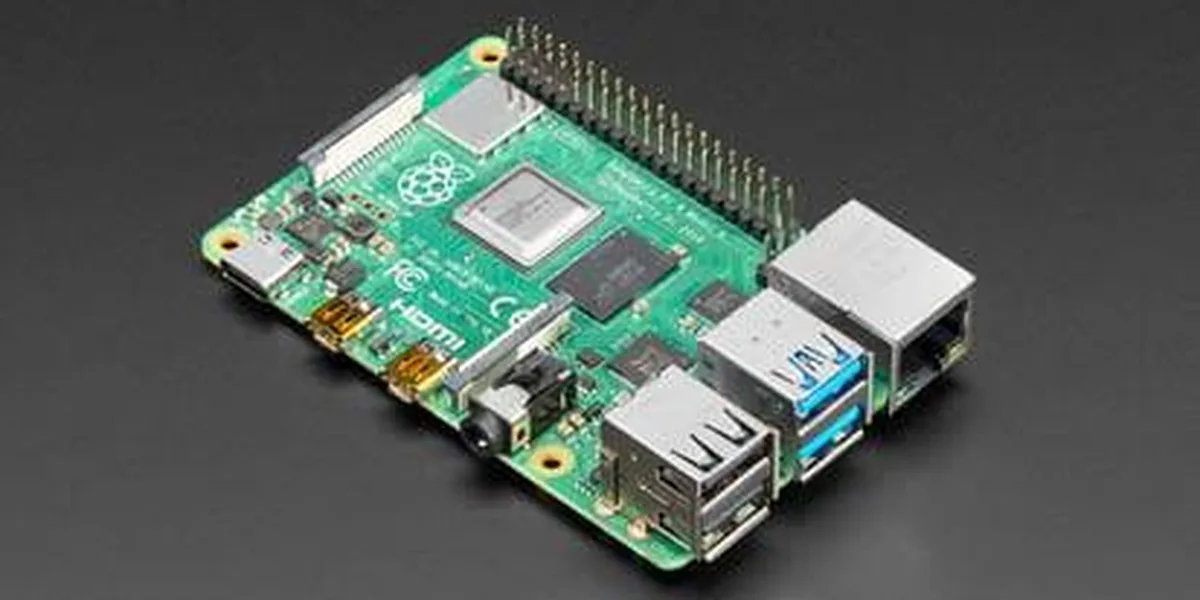 Raspberry Pi 4 board of the home lab